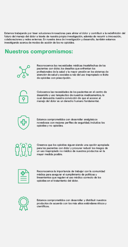 La misión de Grünenthal sobre el uso responsable de opioides